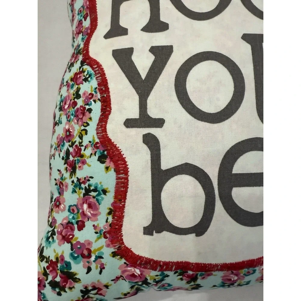 Pottery Barn Teen Junk Gypsy‎ Boho Owl Embroidered ThrowPillow 